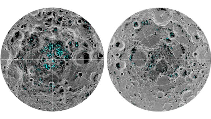 There may be more than one source of Ice at the lunar south pole